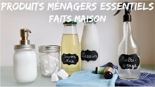 PRODUITS MÉNAGERS NATURELS EFFICACES DIY  Faciles amp Rapides  ZERODÉCHET [upl. by Doria]