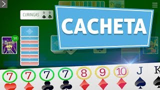 Cacheta Online  jogo de cartas  MegaJogos [upl. by Idihc]