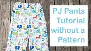 DIY PJ PANTS FOR BEGINNERS [upl. by Er]