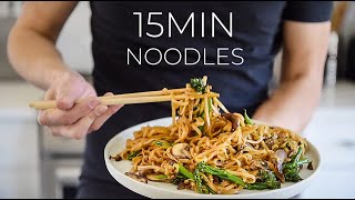 15MIN Noodle Stir Fry Recipe TO MAKE TONIGHT [upl. by Octave]