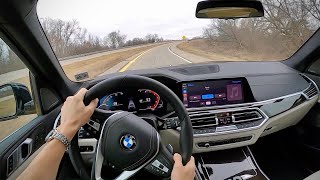 2020 BMW X5 xDrive40i  POV Review [upl. by Noyrb]