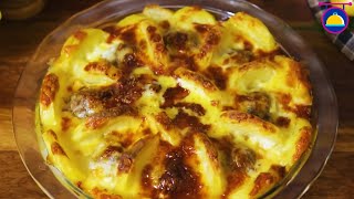 Cheesy Potato Meatball Bake  Cooking Co [upl. by Quartus904]