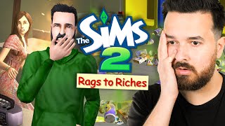 I am living in a landfill in The Sims 2 Rags to Riches  Part 4 [upl. by Roee]