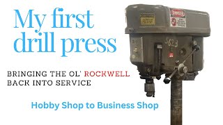 My First Drill Press  Vintage Rockwell USA [upl. by Nap]