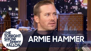 Armie Hammer Shaves His Head Backstage Before His Interview with Jimmy [upl. by Miguel]