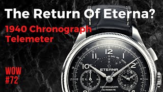 Eterna 1940 Chronograph Telemeter  Watch of the Week Review 72 [upl. by Aleahcim]