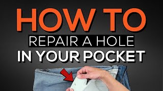 How to Repair a Hole in your Front Pocket [upl. by Dafna]