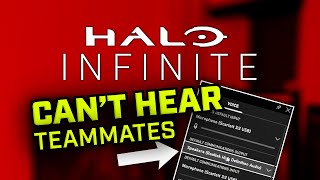 FIX  Cant Hear Team  Halo Infinite [upl. by Oswell82]