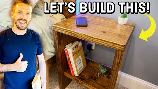 Simple Wood Nightstands  DIY [upl. by Chemaram]