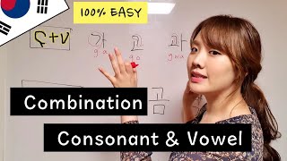 How to make WORD with Consonant and Vowel Hangul class 3 [upl. by Assillim982]