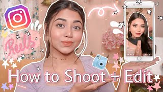 How I Shoot amp Edit my Instagram Reels🤩  Perfect smooth Transition tips💡 [upl. by Sukramal]