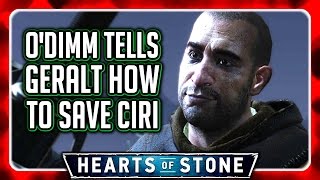 Witcher 3 🌟 Gaunter ODimm Tells Geralt How To Save Ciri amp Get the Best Ending 🌟 HEARTS OF STONE [upl. by Ititrefen]