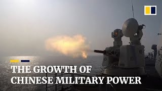 The growth of Chinas military power over the past 40 years [upl. by Olinad971]