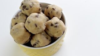 How To Make Cookie Dough Bites  No Bake Recipe amp 7 Ingredients ONLY [upl. by Gris]