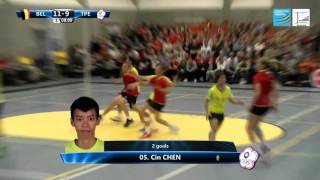 World Korfball Championships 2015  Belgium v Chinese Taipei  Extended Highlights [upl. by Ecerahc]