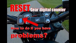 RESET Motorcycle gear indicator Glpro on problems [upl. by Monjan]