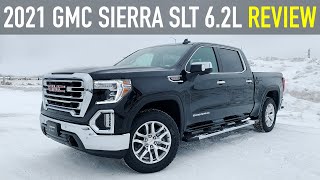 Review 2021 GMC Sierra 1500 SLT 62L Crew Cab  X31 OffRoad Package MultiPro Tailgate [upl. by Yedok992]