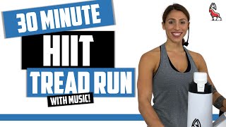 30 MINUTE HIIT  Treadmill Workout Follow Along IBXRunning [upl. by Adaval490]