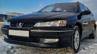 Peugeot 406 20 hdi diesel cold start 17° [upl. by Maccarthy]