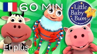 Tête épaules genoux et pieds  partie 2  Et encore plus de comptines  LittleBabyBum [upl. by Oswald]