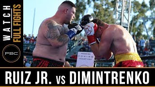 Ruiz Jr vs Dimintrenko FULL FIGHT April 20 2019  PBC on FOX [upl. by Enorahs816]