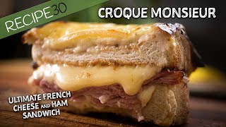 You have to try this Croque Monsieur French Cheese and Ham sandwich [upl. by Kordula]