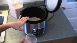 How to Use a Rice Cooker  Steamer [upl. by Neirda99]