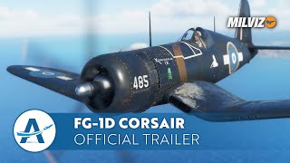 MilViz  FG1D Corsair  Microsoft Flight Simulator Official Trailer [upl. by Eirallam]