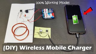 How to make Wireless Mobile Charger [upl. by Yenahs542]