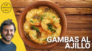 Gambas al ajillo  Garlic prawns [upl. by Direj]