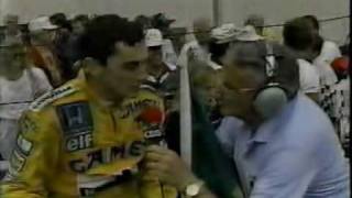 Senna Prost amp Piquet interview after the race in Detroit 1987 [upl. by Eniotna707]