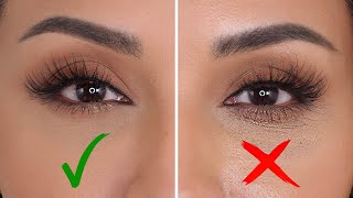 HOW TO STOP CONCEALER FROM CREASING UNDER YOUR EYES  NINA UBHI [upl. by Amias846]