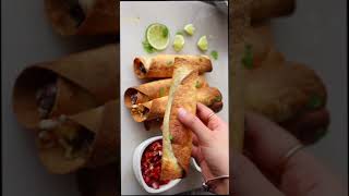 Vegan Taquitos Youtube Shorts  Youtube Shorts [upl. by Ahsit]