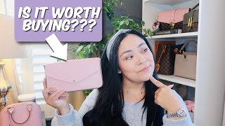 LOUIS VUITTON FELICIE POCHETTE REVIEW [upl. by Diad]