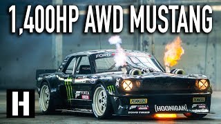 Ken Blocks 1400hp AWD Ford Mustang Hoonicorn V2 Straight from Gymkhana TEN [upl. by Leif]