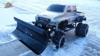 RC ADVENTURES  OVERKiLL SNOW PLOW [upl. by Michi789]