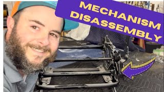 RECLINER REPAIR RECLINER MECHANISM DISASSEMBLY [upl. by Celestine]