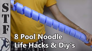 8 Pool Noodle Life Hacks amp Diys [upl. by Siseneg837]