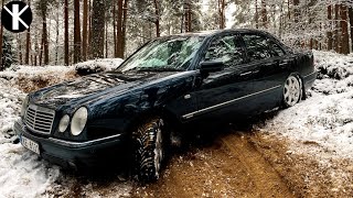 Mercedes E320 w210 В ЛЕС ЛЕГКО [upl. by Kelcie58]