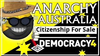 Attempting AnarchoCapitalism in Australia in Democracy 4 Challenge [upl. by Atilem139]