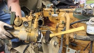 FMTV CAT3116 BIG ENGINE COMPONENTS Removal 70 [upl. by Daveta707]