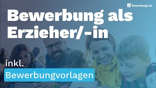 Erzieherin Bewerbung  Ausbildung Aufgaben  Muster [upl. by Shah]