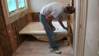 Installing a Whirlpool Jet Tub Part 1 [upl. by Eiznyl]