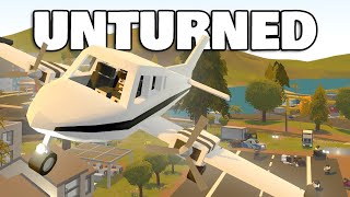 DRUG PLANE HIJACK Unturned Life RP 21 [upl. by Aerbua420]