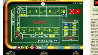 Best CRAPS Strategy  turn 300 into 4000 [upl. by Baudoin]