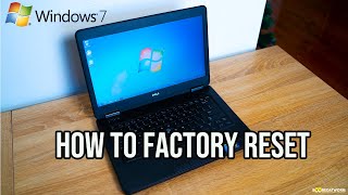 How to easily Factory Reset a Windows 7 PC [upl. by Templas]