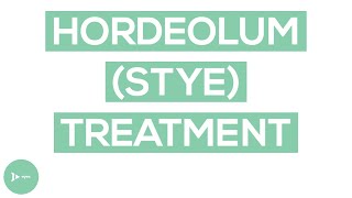 Hordeolum Stye Treatment  Exactly How To Treat This Annoying Eyelid Condition [upl. by Ocir289]