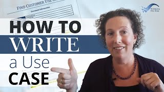 How to Write a Use Case [upl. by Piero]