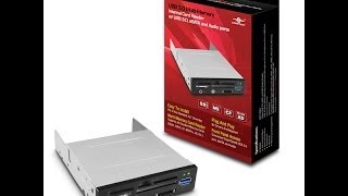 Vantec USB 30 MultiMemory Card Reader UGTCR961 Unboxing  Overview [upl. by Marinelli688]