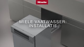 Miele Vaatwasser Installatie [upl. by Haimerej932]